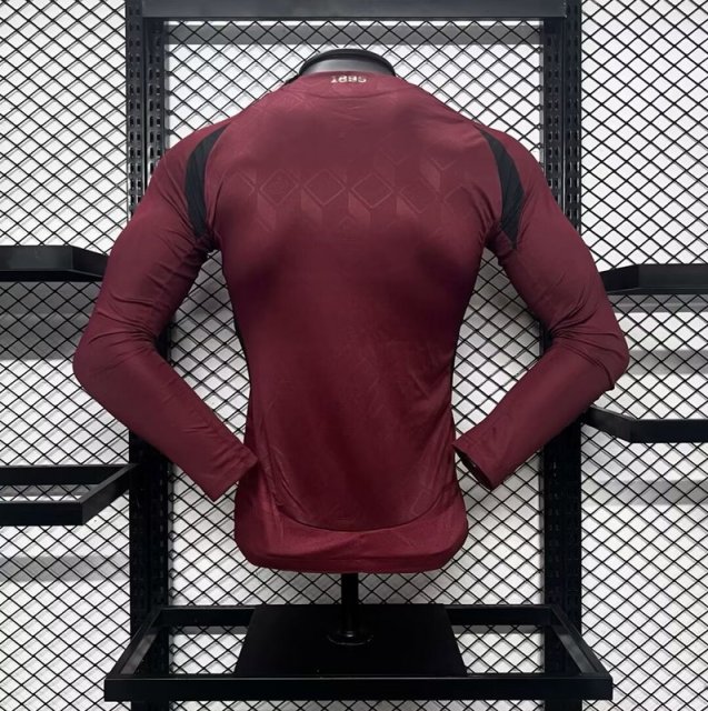 Player 2024-25 Belgium Euro Home Long Sleeves Football jersey