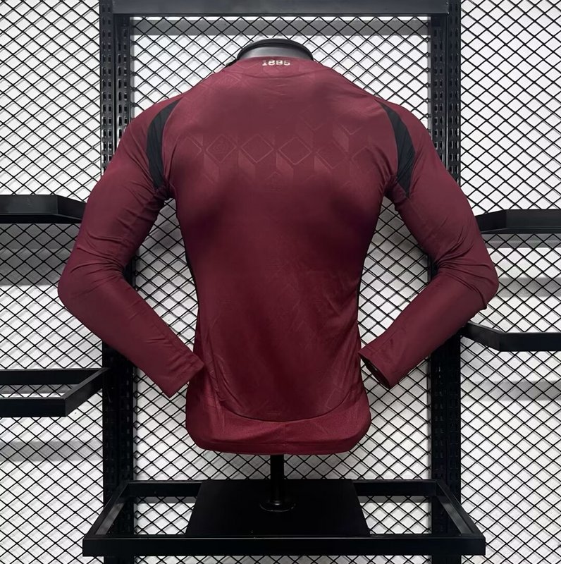 Player 2024-25 Belgium Euro Home Long Sleeves Football jersey