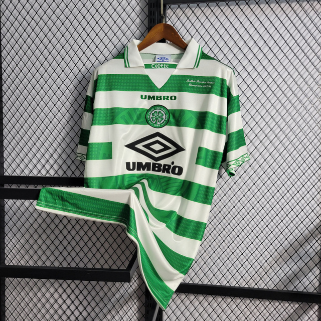 Retro 1998 Celtic Home Champion football jersey retro