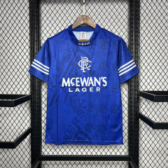 Retro 1994-96 Rangers Home football jersey Retro