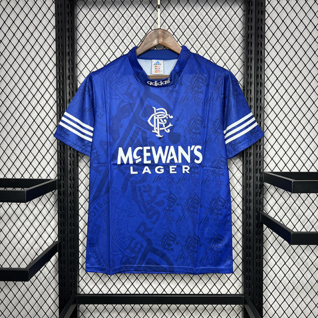 Retro 1994-96 Rangers Home football jersey Retro