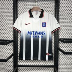 Retro 1997-99 Rangers away football jersey Retro