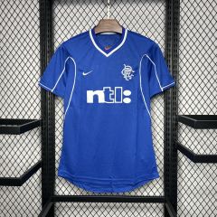Retro 1999-01 Rangers Home football jersey Retro