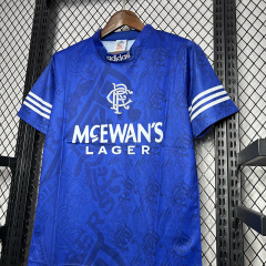 Retro 1994-96 Rangers Home football jersey Retro