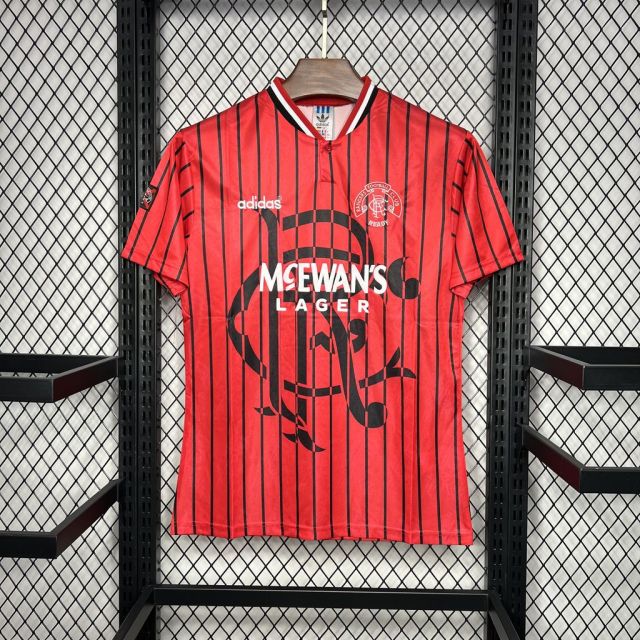 Retro 1994-95 Rangers away football jersey Retro