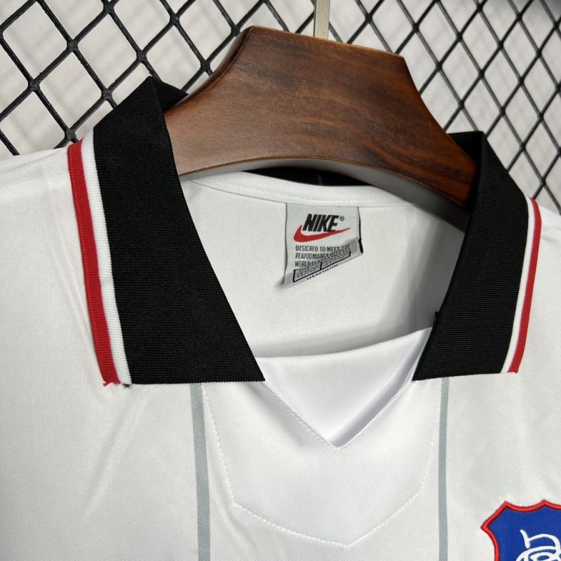 Retro 1997-99 Rangers away football jersey Retro