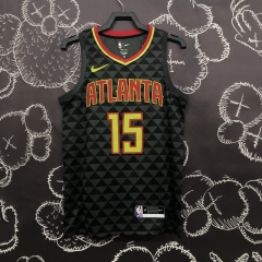 Atlanta Hawks Black Check 15 Carter