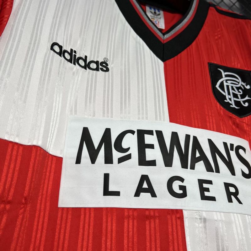 Retro 1995-96 Rangers away football jersey Retro
