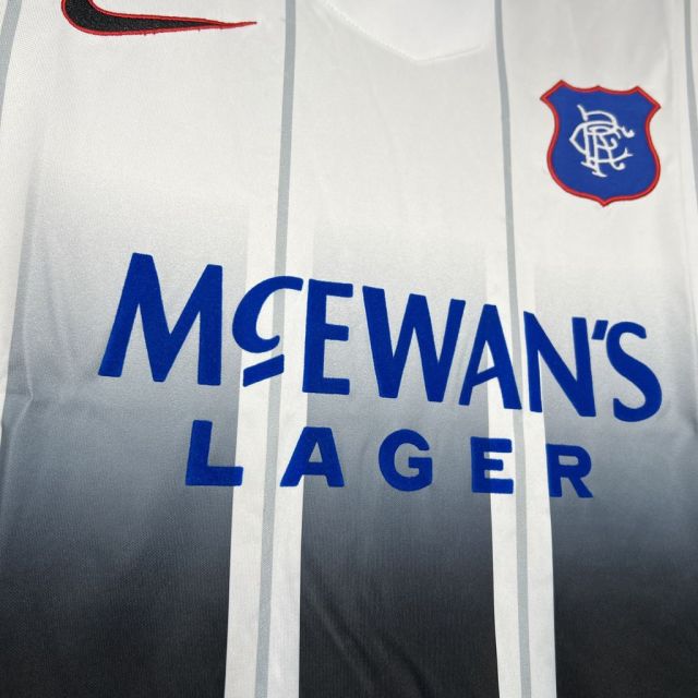 Retro 1997-99 Rangers away football jersey Retro