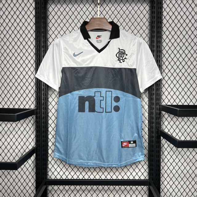 Retro 1999-00 Rangers away football jersey Retro