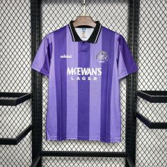 Retro 1994-95 Rangers European Third away football jersey Retro