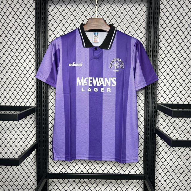 Retro 1994-95 Rangers European Third away football jersey Retro