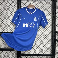 Retro 1999-01 Rangers Home football jersey Retro
