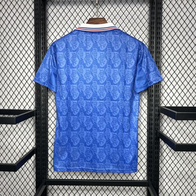 Retro 1996-97 Rangers Home football jersey Retro