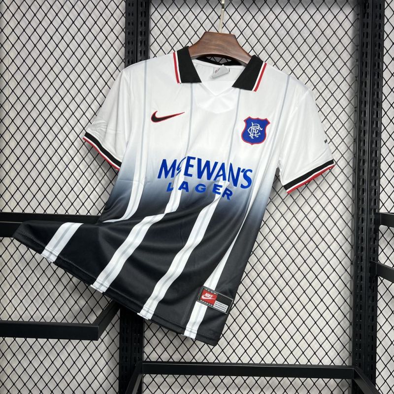 Retro 1997-99 Rangers away football jersey Retro