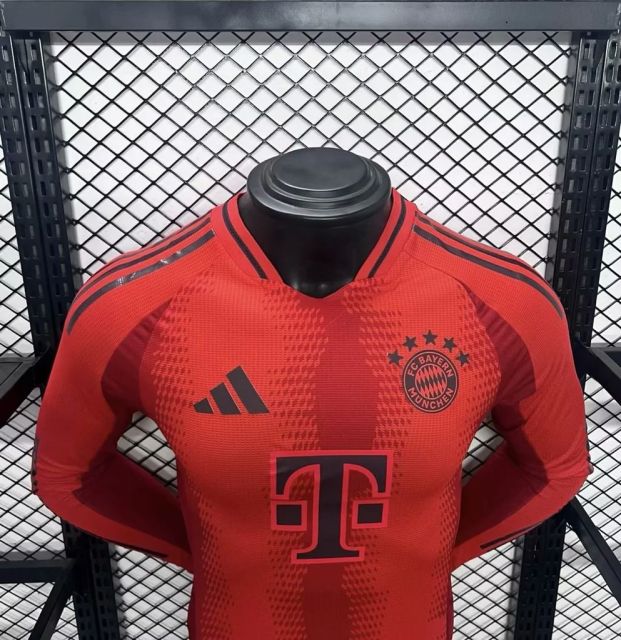 2024-25 Bayern Munich Home Player Long Sleeve Football jersey