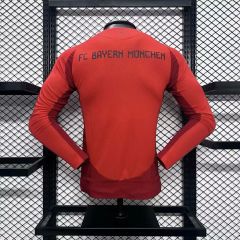 2024-25 Bayern Munich Home Player Long Sleeve Football jersey