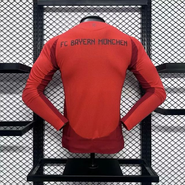 2024-25 Bayern Munich Home Player Long Sleeve Football jersey