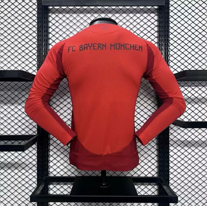 2024-25 Bayern Munich Home Player Long Sleeve Football jersey