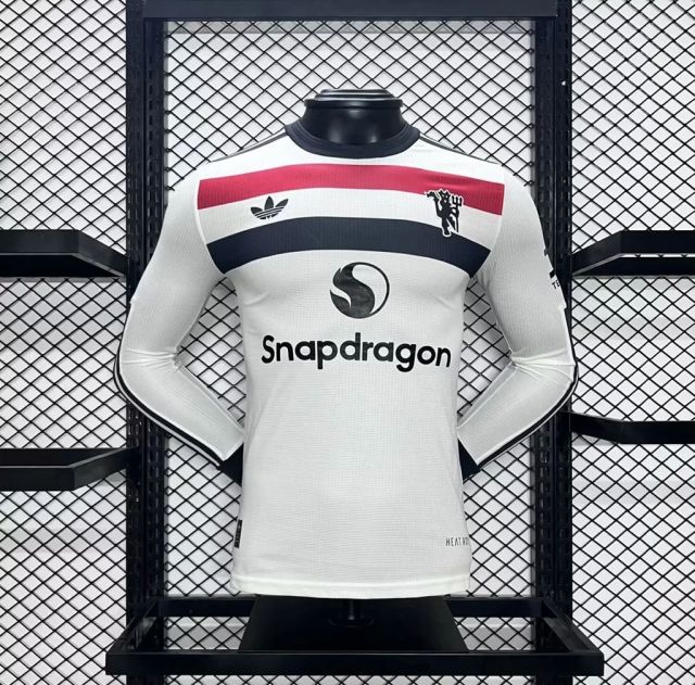 Player 2024-25 Manchester United Third Away Long Sleeves Football jersey