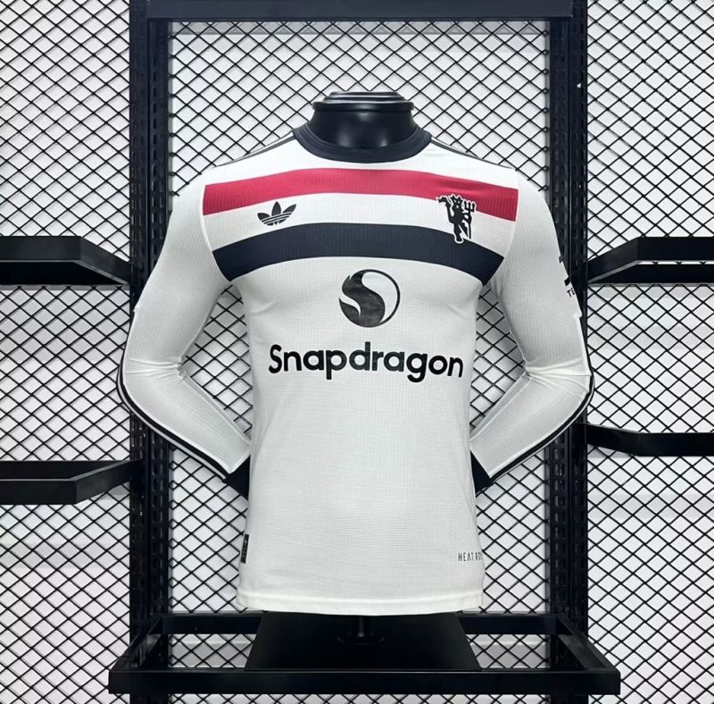 Player 2024-25 Manchester United Third Away Long Sleeves Football jersey