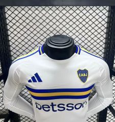 Player 2024-25 Boca Juniors Away Long Sleeves Football jersey
