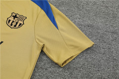 2024-25 Short Sleeve Training Wear Barcelona gold