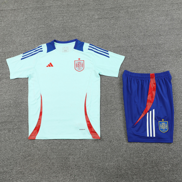 2024-25 Spain Short-sleeved training clothese