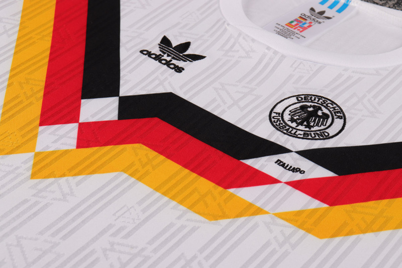 1990 Germany Away  KIDS Retro Football jersey