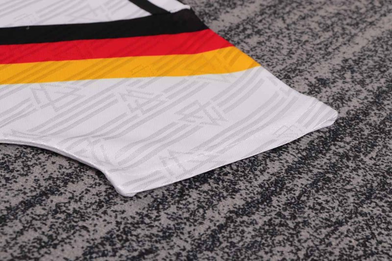 1990 Germany Away  KIDS Retro Football jersey