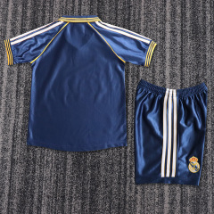 1998-00 Real Madrid Second away game Retro Kids Soccer Jersey
