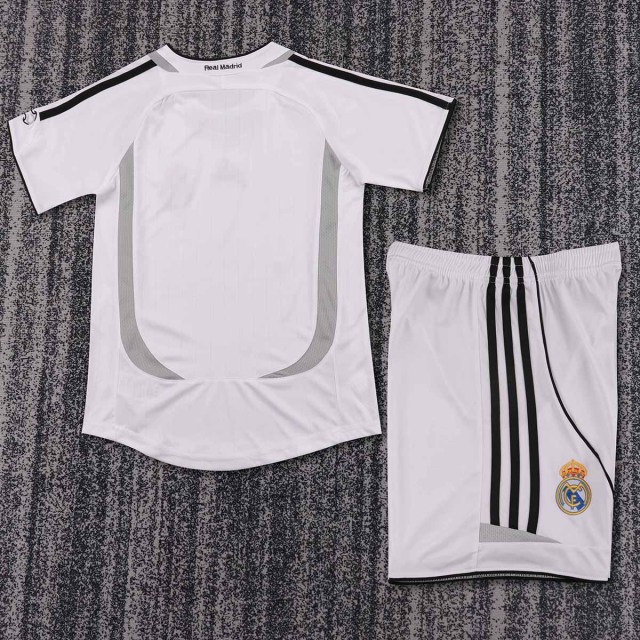 2006-07 Real Madrid Home Retro Kids Soccer Jersey