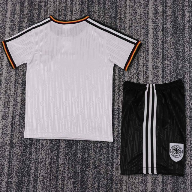 1996 Germany Home  KIDS Retro Football jersey