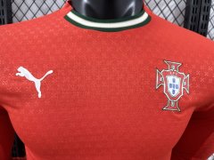 2025-26Portugal Home Long Sleeves Jersey -Player Versi Football jerseyRONALDO BERNARDO G. RAMOS B.FERNANDES PEPE R. LE?O