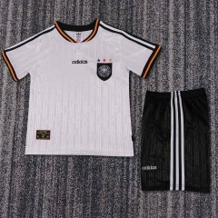1996 Germany Home  KIDS Retro Football jersey