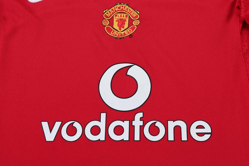 2005-06 Manchester United Home KIDS retro Football jersey  Ronaldo ROONEY v.NISTELROOY GIGGS KEANE