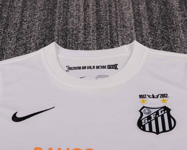 2013 Santos Home KIDS Retro Football jersey
