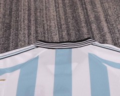 1998 Argentina Home kids Retro Football Jersey