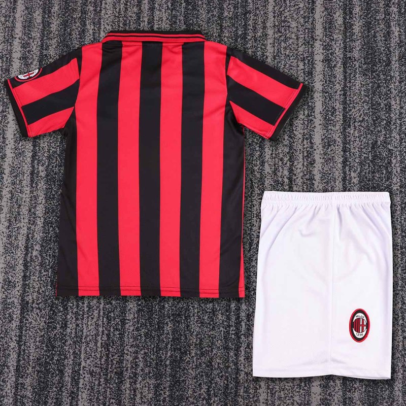 1996-97 AC Milan  Home Retro KIDS Football jersey