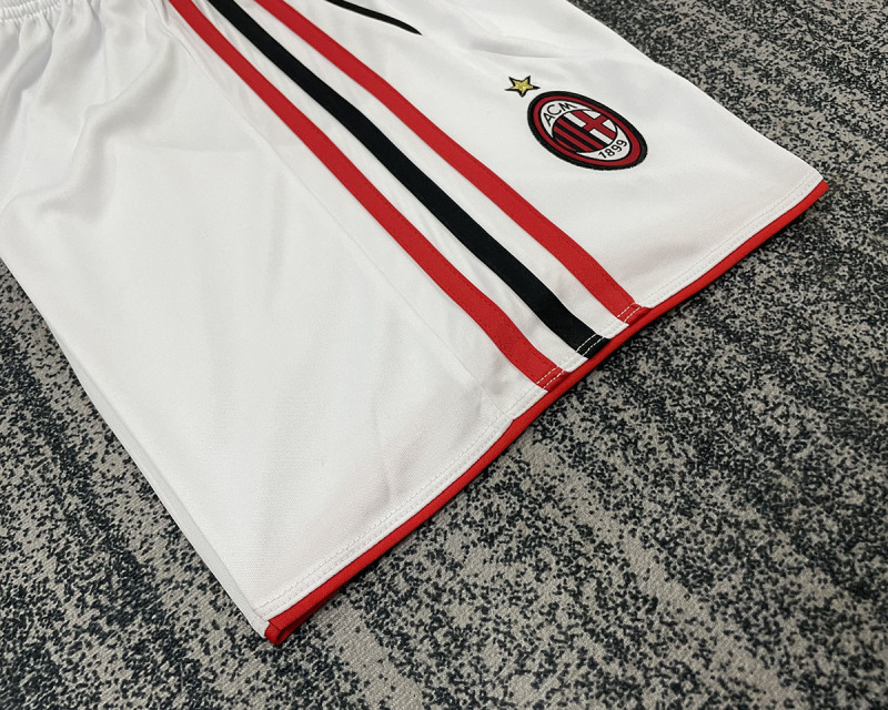 2006-07 AC Milan  Away  Retro KIDS Football jersey