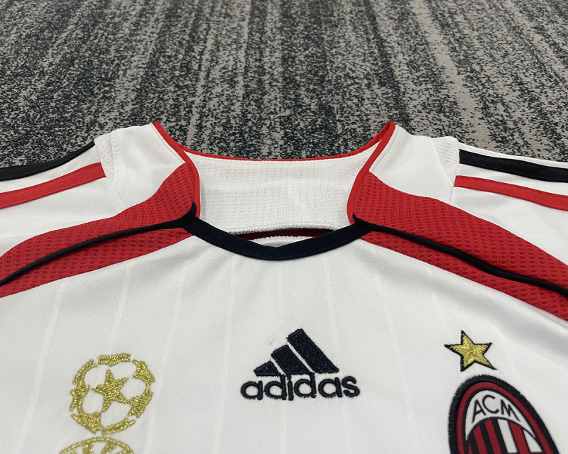 2006-07 AC Milan  Away  Retro KIDS Football jersey