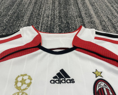 2006-07 AC Milan  Away  Retro KIDS Football jersey