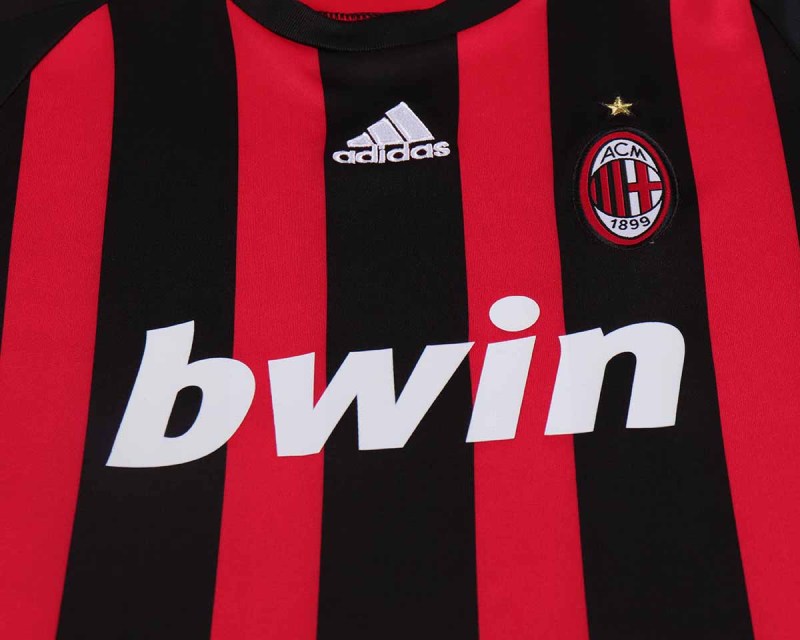 2008-09 AC Milan  Home  Retro KIDS Football jersey