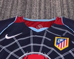 Retro 2004-05 Atletico Madrid Away KIDS Retro Football jersey