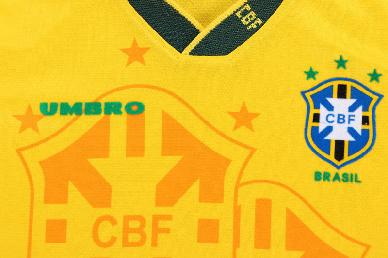 Retro 1994 Brazil Home Kids  Football jersey