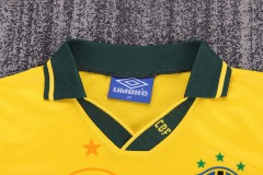 Retro 1994 Brazil Home Kids  Football jersey