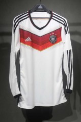 Retro Player Edition 2014 Germany Home Long sleeve retro Football jersey ?zil KLOSE MULLER GOTZE REUS
