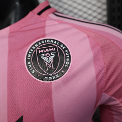 Player 2025-26 Inter Miami Home Long sleeves Football jersey