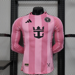 Player 2025-26 Inter Miami Home Long sleeves Football jersey