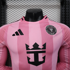 Player 2025-26 Inter Miami Home Long sleeves Football jersey